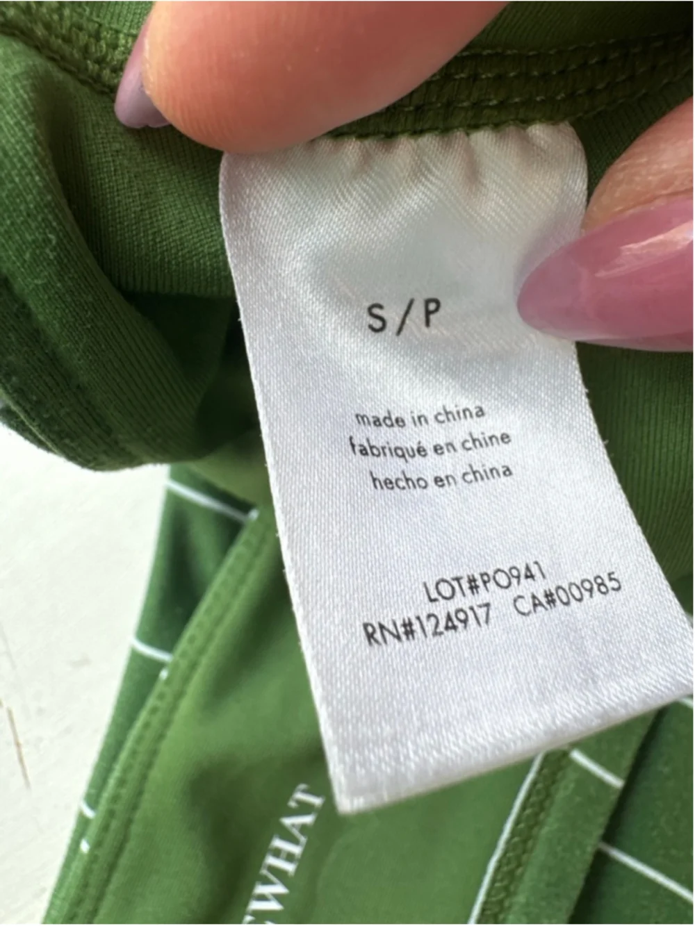 WEWOREWHAT | Green/White Pinstripe Cami Bra Top | Size Small - Picture 8 of 9